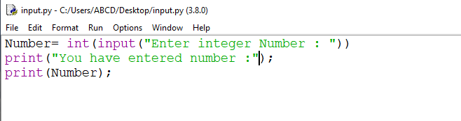 python get user input integer
